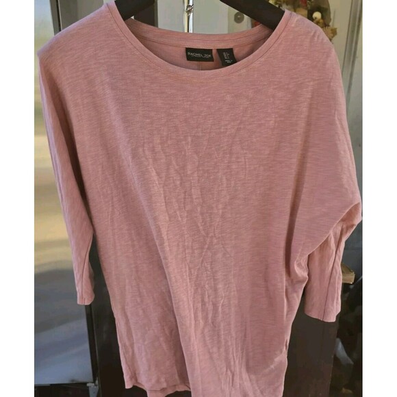 Rachel Zoe Tops - Rachel Zoe Cotton Tunic Top Womens Size Small Light Pink Gauze
